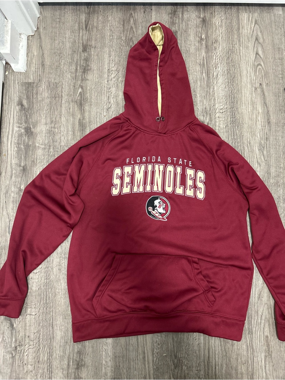 Colosseum Maroon and Gold Florida State Seminoles Crewneck Sweatshirt